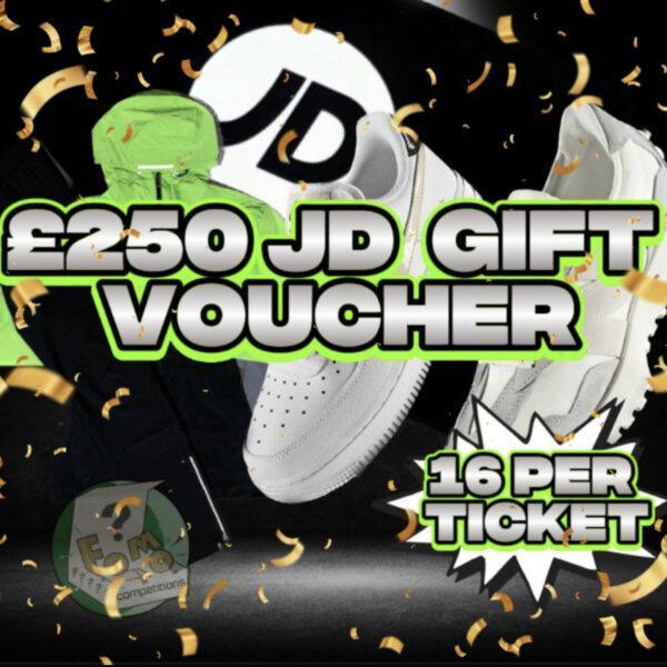 Win Our £250 JD Sports Gift Voucher