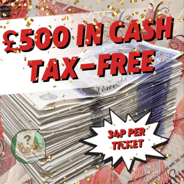 Win Our £500 Cash Prize Tax Free